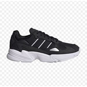 Adidas Women’s Black and White Falcon Tennis Shoes Sneakers Size 7